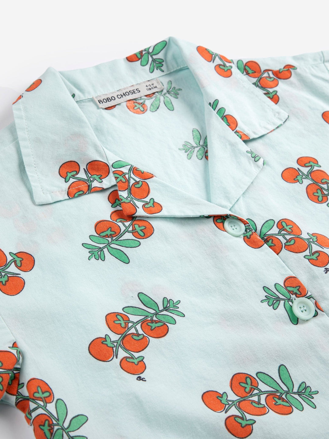 Juicy Tomatoes All Over Woven Shirt by Bobo Choses - Petite Belle