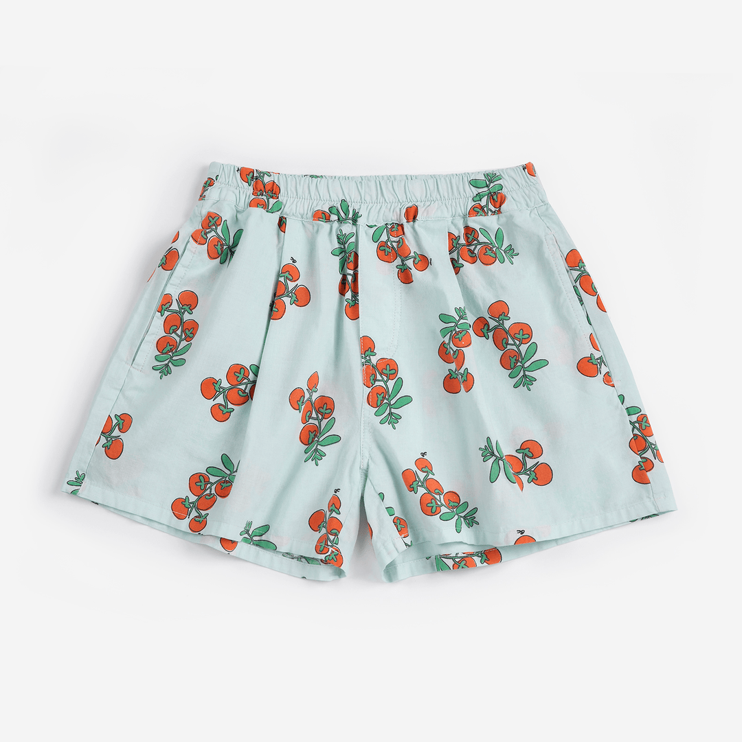 Juicy Tomatoes Woven Shorts by Bobo Choses - Petite Belle