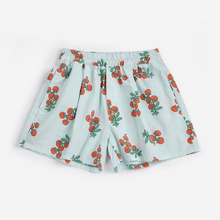 Juicy Tomatoes Woven Shorts by Bobo Choses - Petite Belle