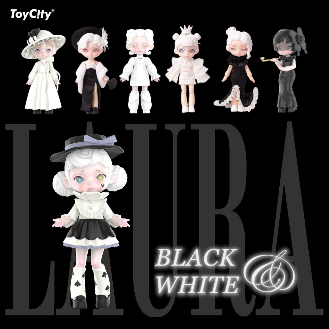 Laura - Black & White Spectrum BJD by ToyCity - Petite Belle