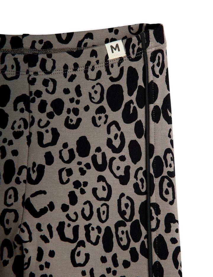 Leopard Brushed Jersey Leggings by Mini Rodini - Petite Belle
