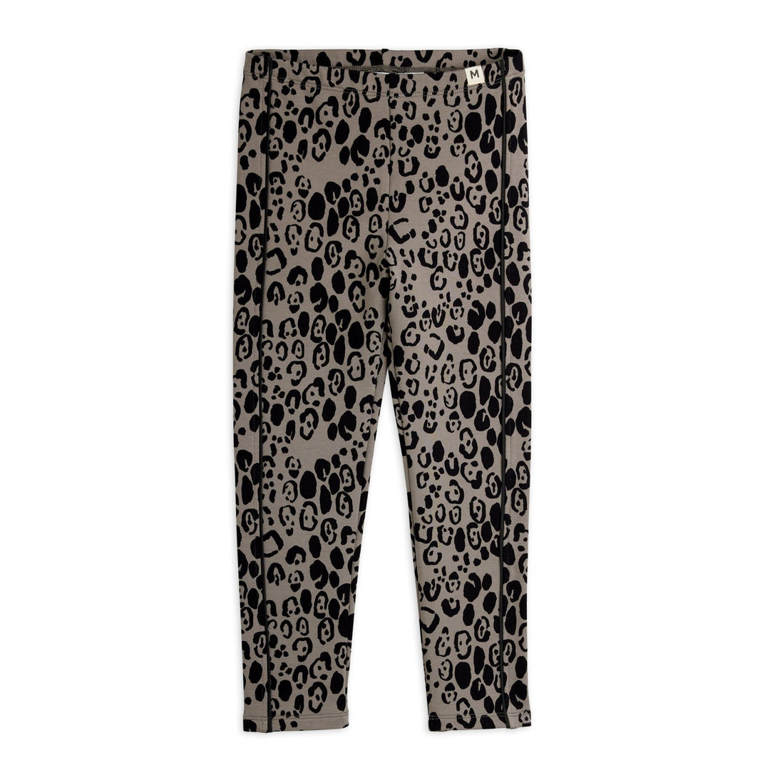Leopard Brushed Jersey Leggings by Mini Rodini - Petite Belle