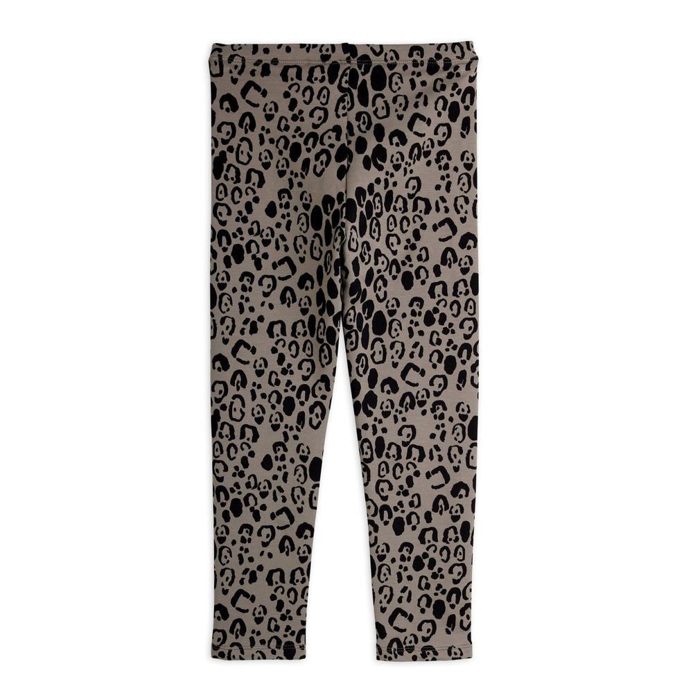 Leopard Brushed Jersey Leggings by Mini Rodini - Petite Belle
