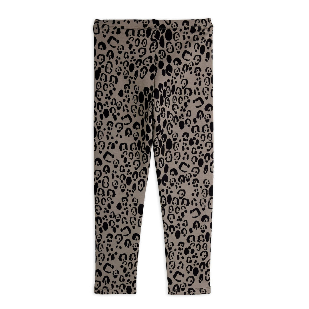 Leopard Brushed Jersey Leggings by Mini Rodini - Petite Belle