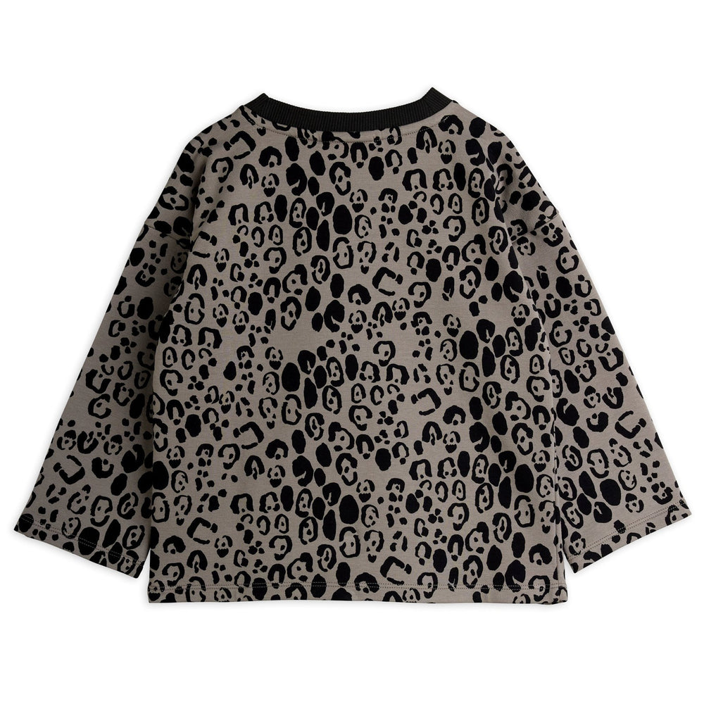 Leopard Jersey Long Sleeves Top by Mini Rodini - Petite Belle