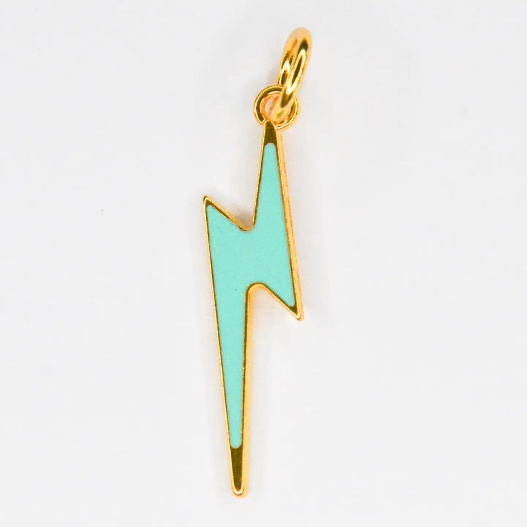 Lightning Turquoise Charm by Feestbeest Kids - Petite Belle