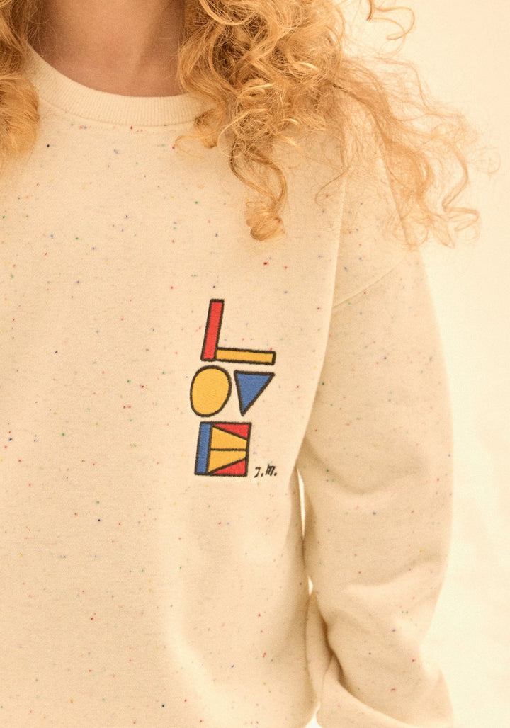 Love Block Sweatshirt by Jelly Mallow - Petite Belle