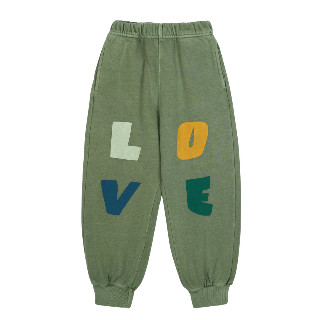 Love Pigment Lounge Pants in Khaki by Jelly Mallow - Petite Belle