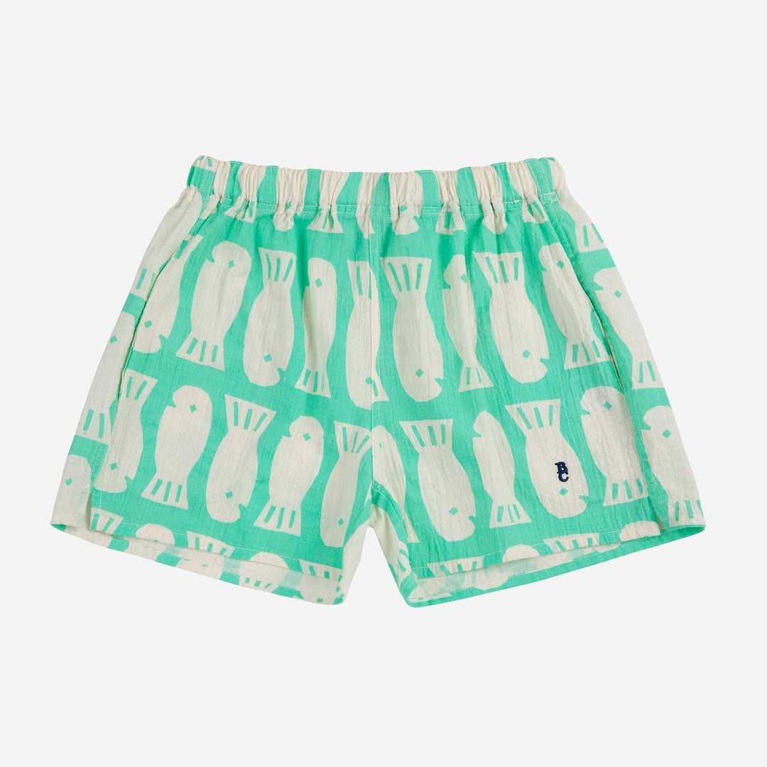 Lucky Fish All Over Woven Shorts by Bobo Choses - Petite Belle