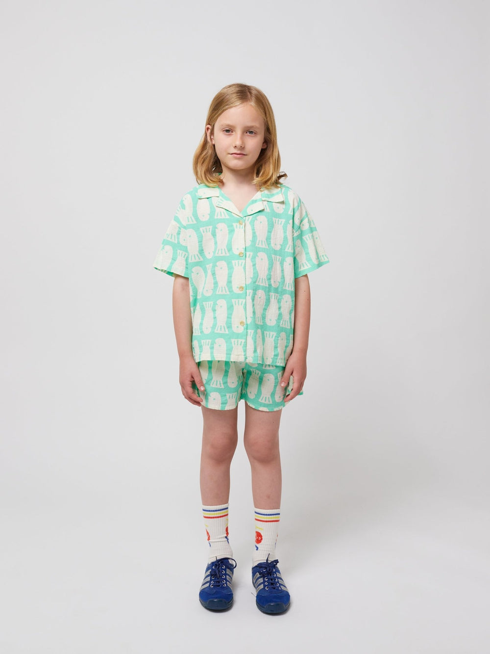 Lucky Fish All Over Woven Shorts by Bobo Choses - Petite Belle