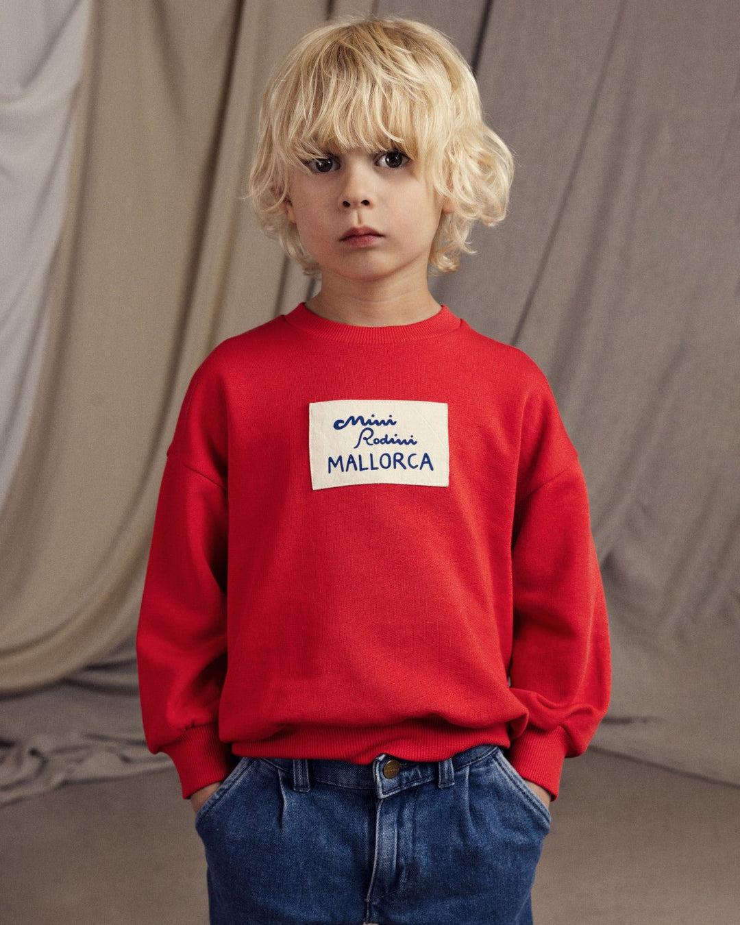 Mallorca Patch Sweatshirt by Mini Rodini - Petite Belle