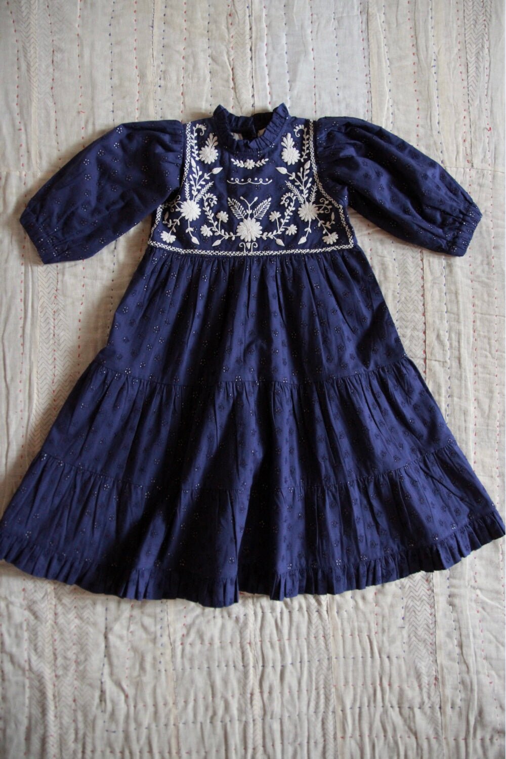 Margot Long Dress in Navy by Bonjour Diary - Petite Belle