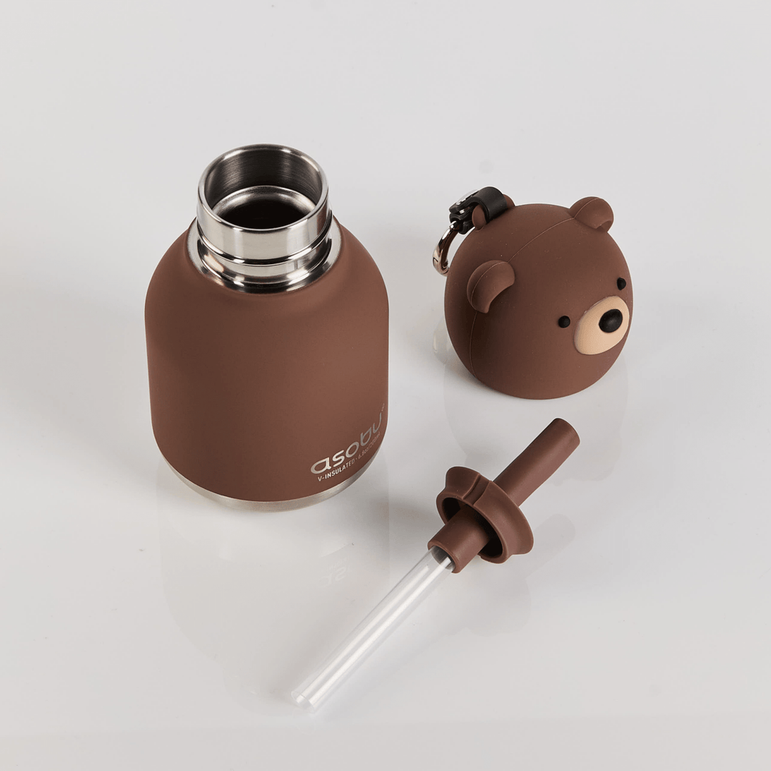 Mini Brown Bear Bestie Bottle by Asobu - Petite Belle