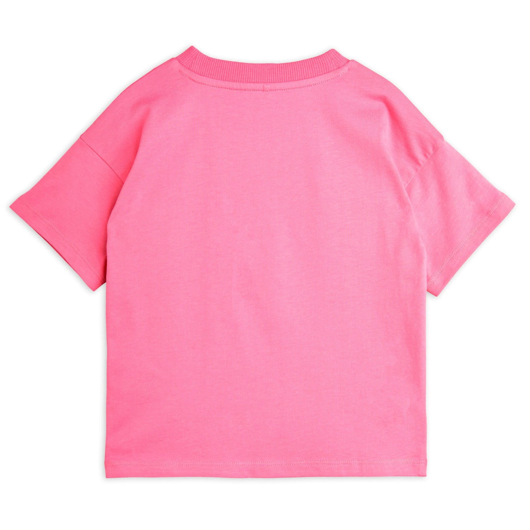 Mini Rodini Society T - Shirt in Pink by Mini Rodini - Petite Belle