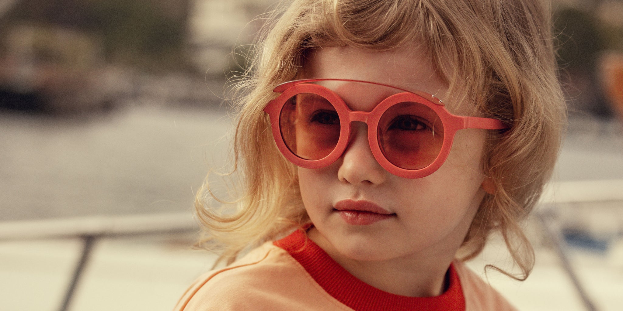 Mini Rodini Pink Visor Sunglasses - Petite Belle UK