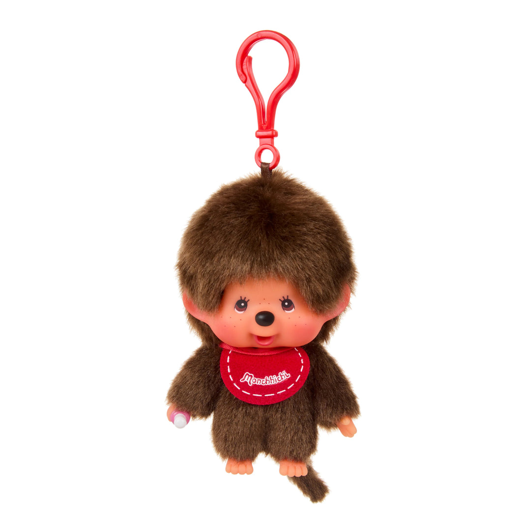Monchhichi - Big Head Boy Keychain by Sekiguchi - Petite Belle