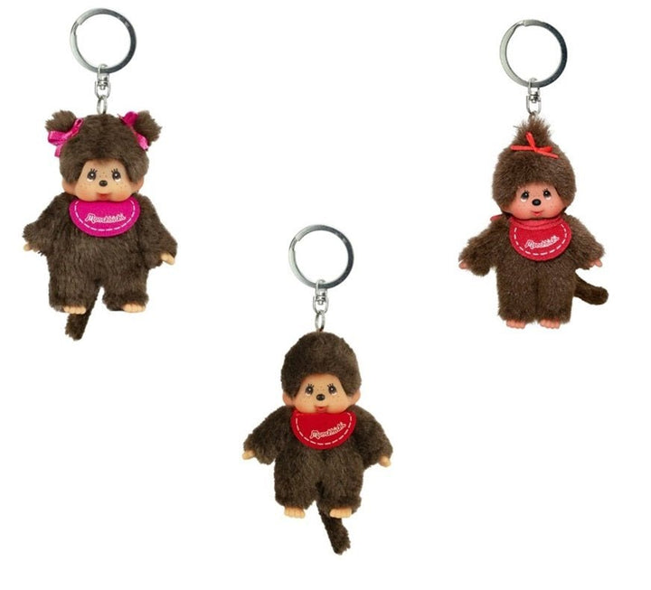 Monchhichi - Classic Plush Keychain (3 types) by Sekiguchi - Petite Belle