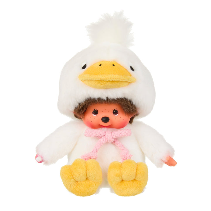 Monchhichi - Fluffy Duck Plush Doll by Sekiguchi - Petite Belle