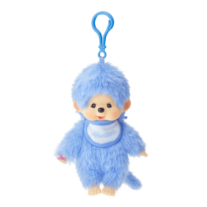 Monchhichi - Lacie Satin Bib Plush Keychain (4 colours) by Sekiguchi - Petite Belle