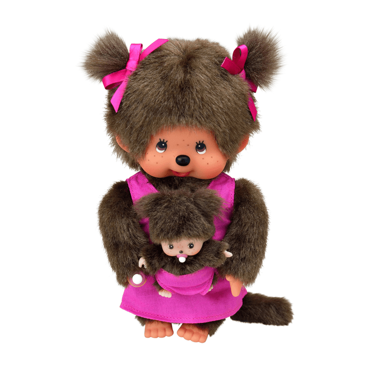 Monchhichi - Mothercare Pink Plush Doll by Sekiguchi - Petite Belle