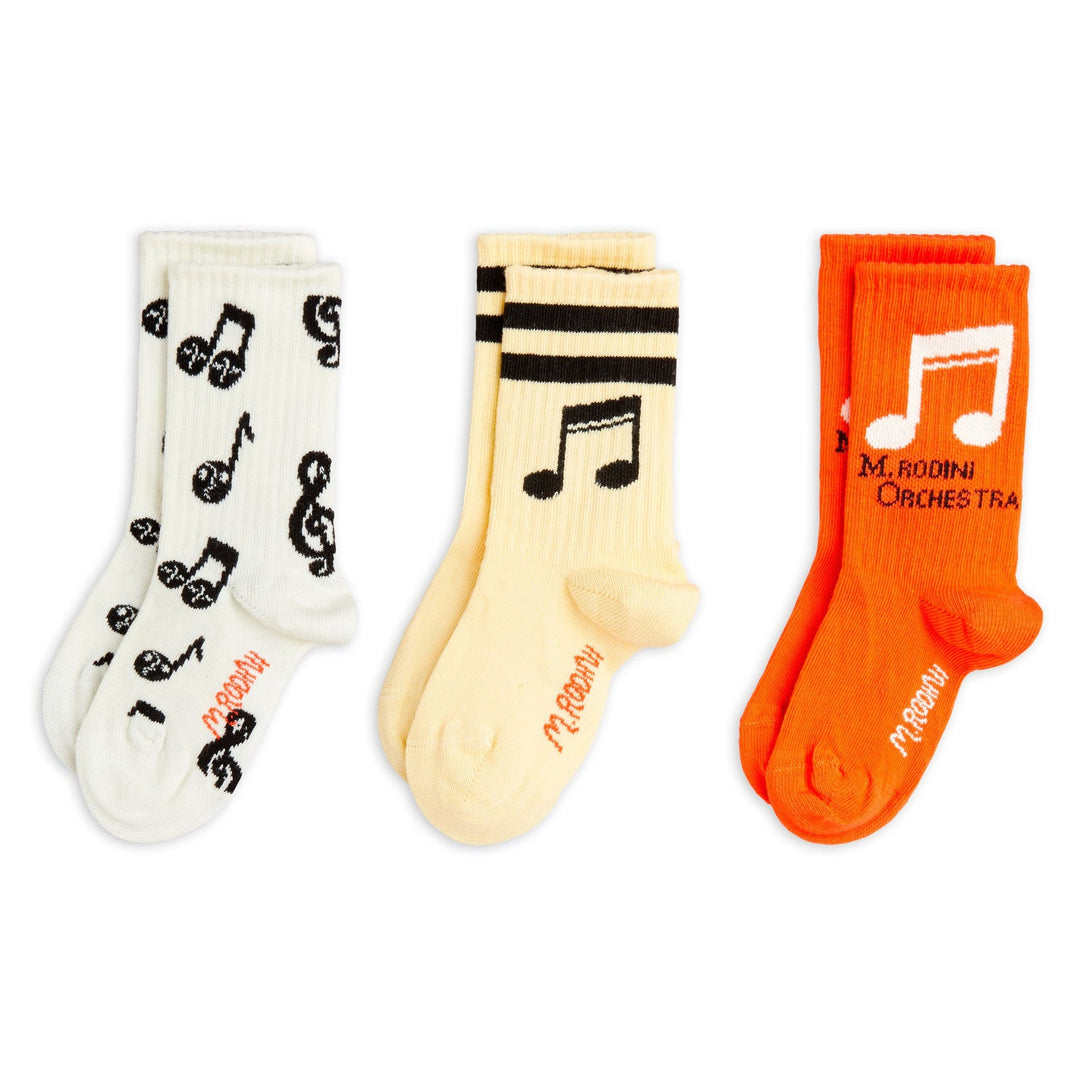 Note 3 - Pack Socks by Mini Rodini - Petite Belle