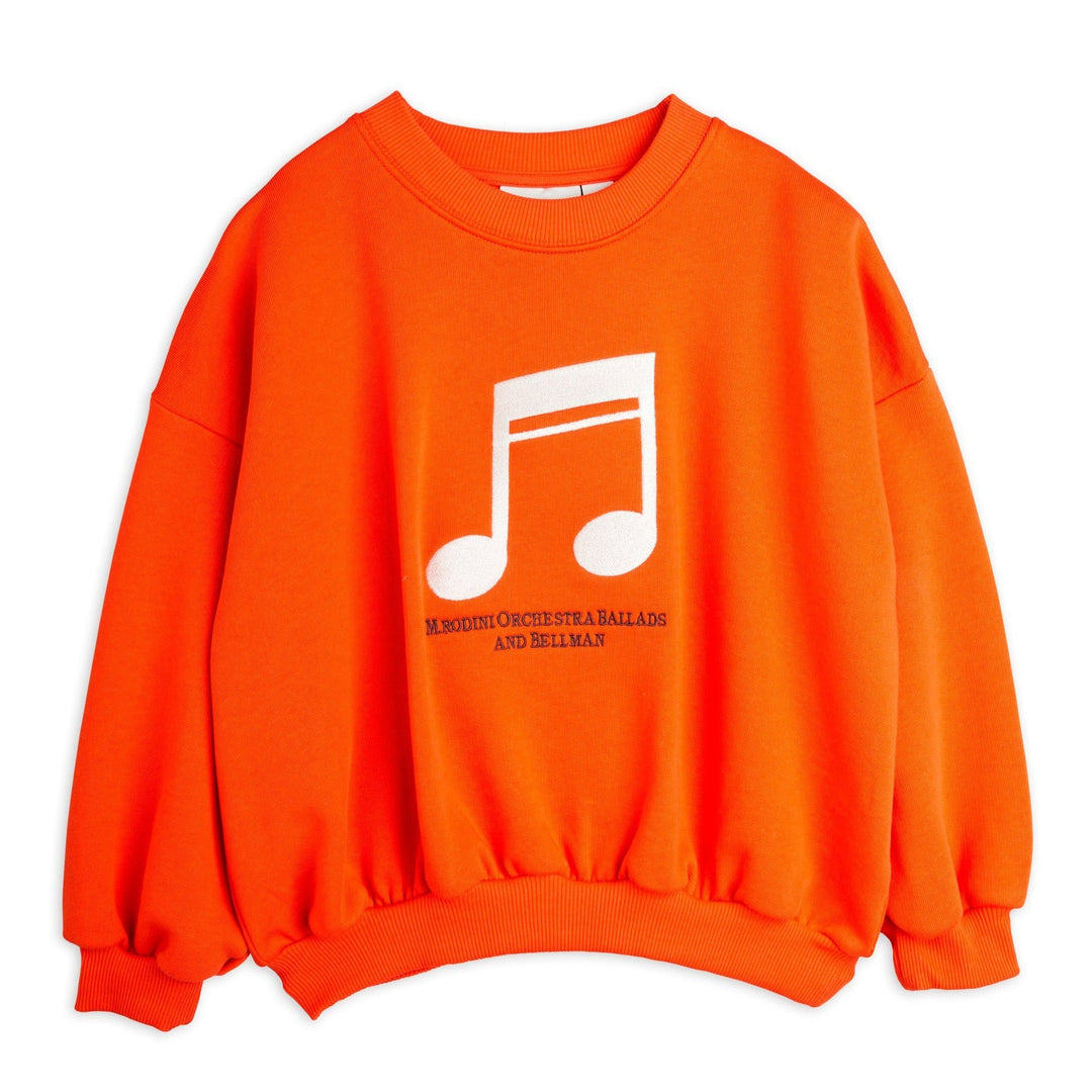 Note Sweatshirt in Red by Mini Rodini - Petite Belle