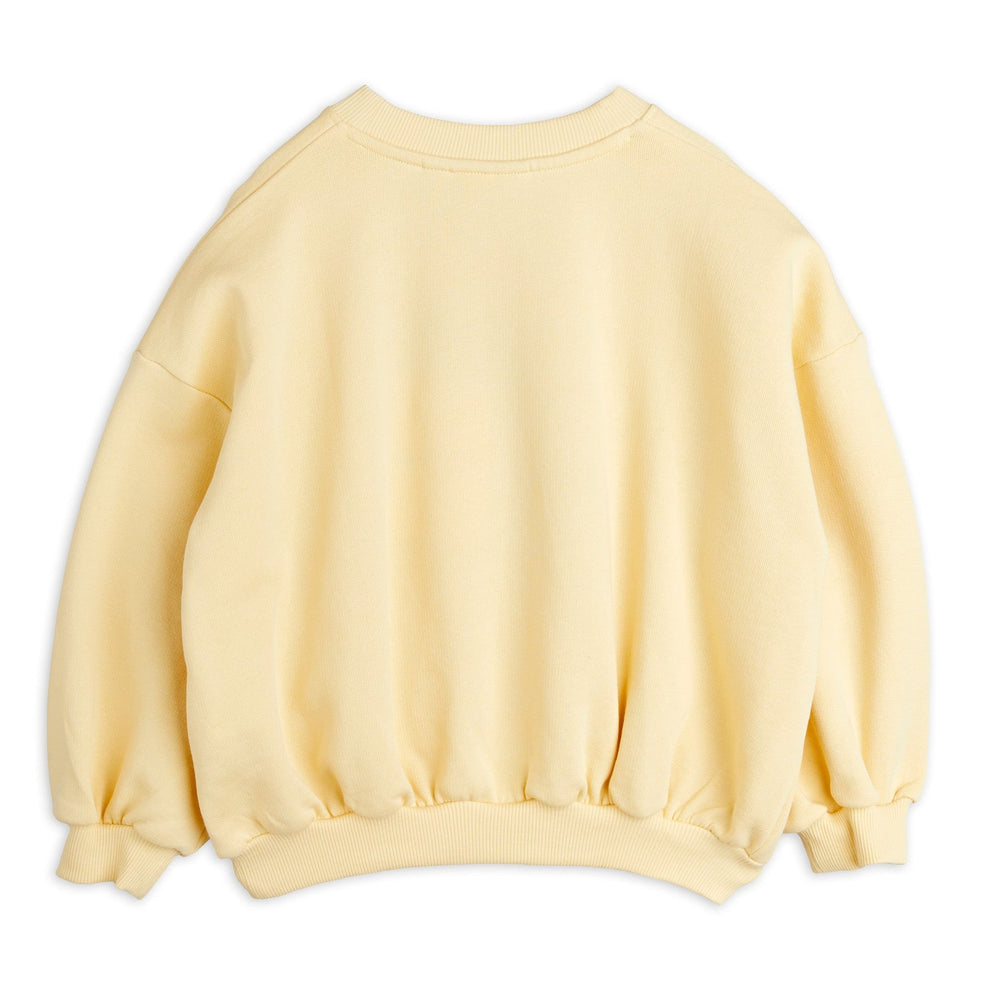 Note Sweatshirt in Yellow by Mini Rodini - Petite Belle