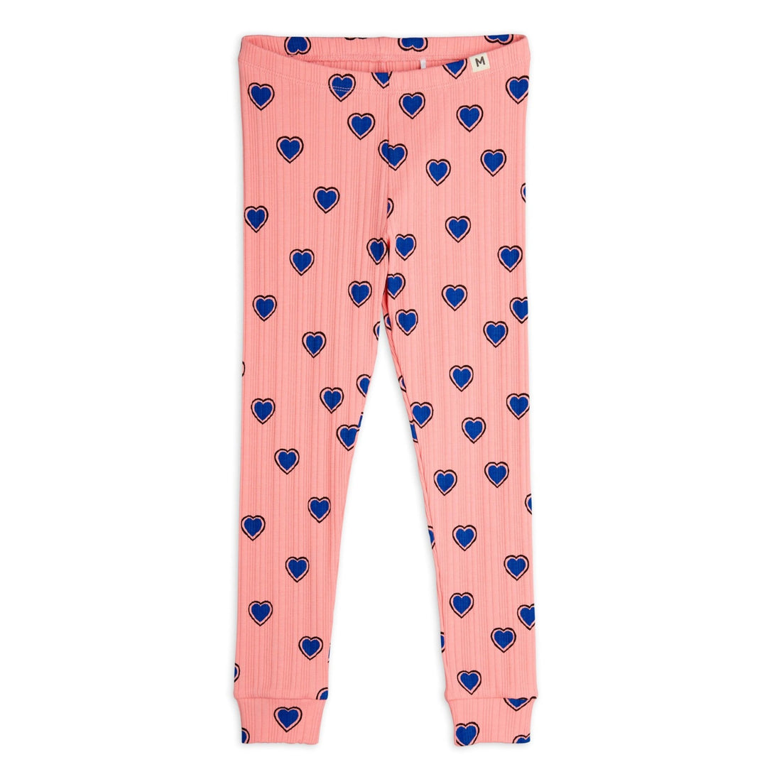 Outlined Heart Leggings by Mini Rodini - Petite Belle