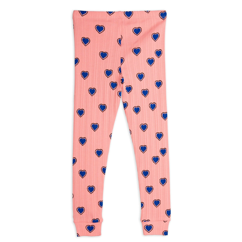 Outlined Heart Leggings by Mini Rodini - Petite Belle