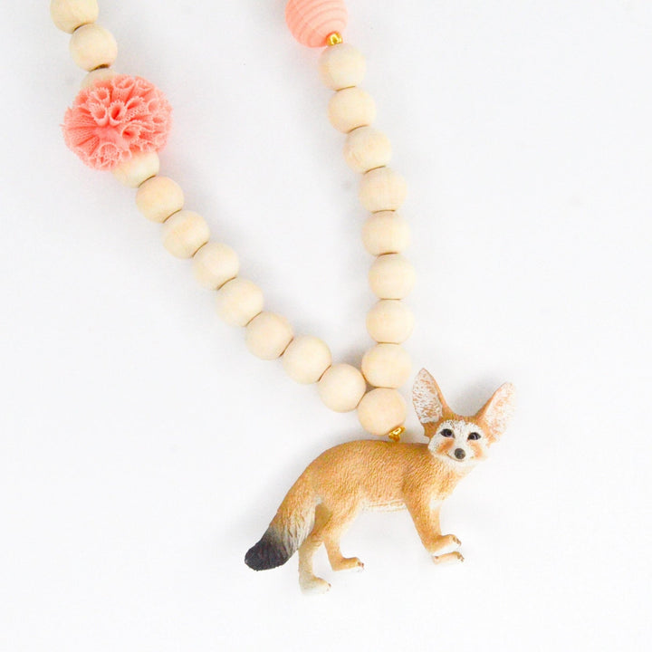 Peach Passion Necklace by Feestbeest Kids - Petite Belle