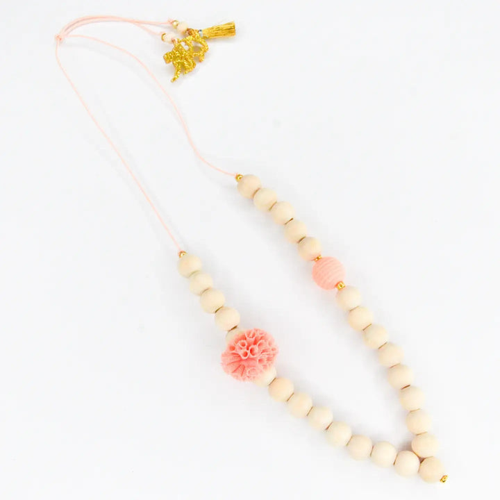 Peach Passion Necklace by Feestbeest Kids - Petite Belle