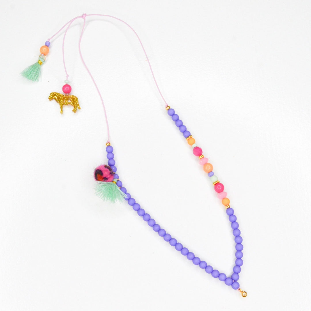 Perfect Purple Necklace by Feestbeest Kids - Petite Belle