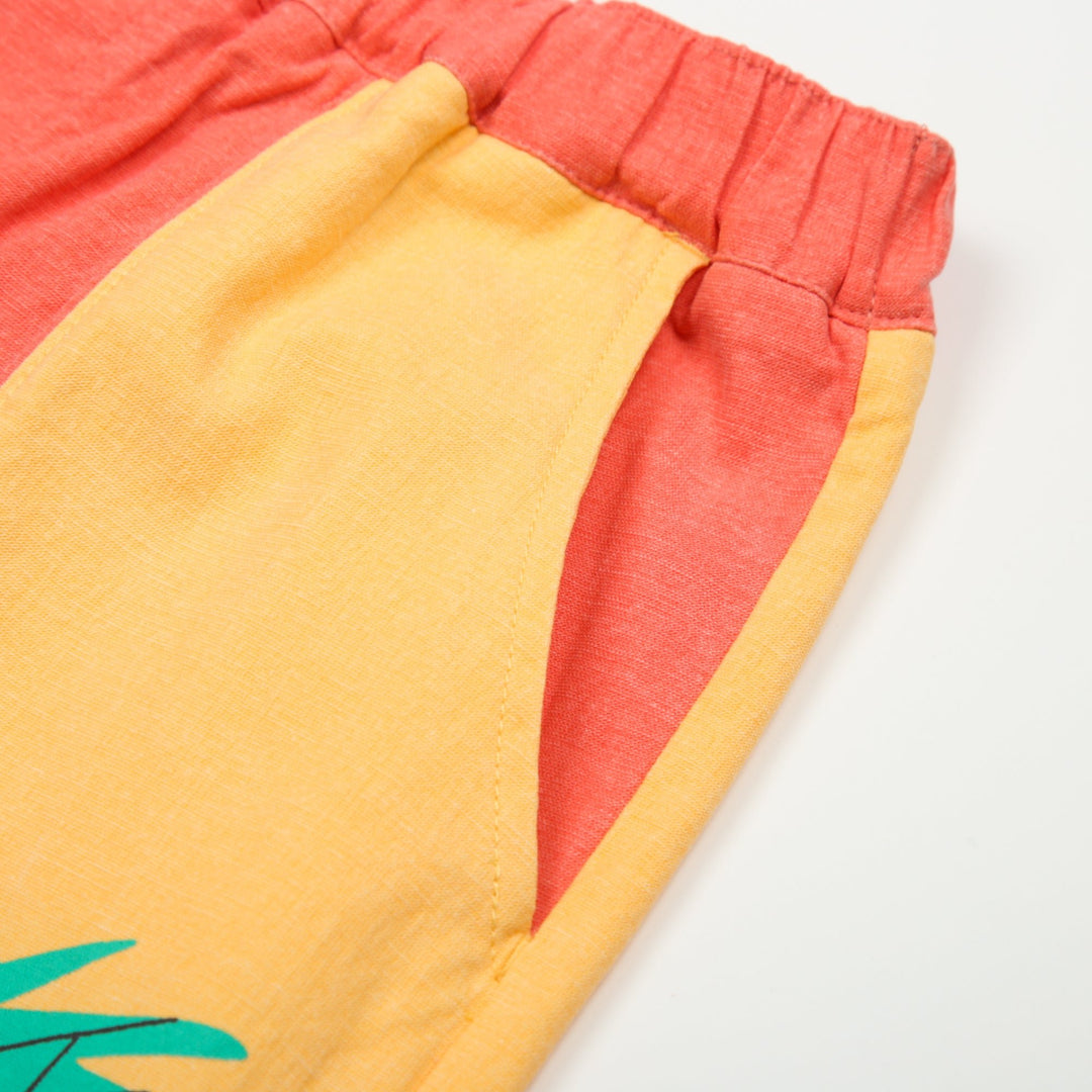 Pineapple Pigment Shorts by Jelly Mallow - Petite Belle