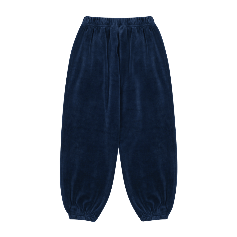Piping Velour Aladdin Pants by Jelly Mallow - Petite Belle