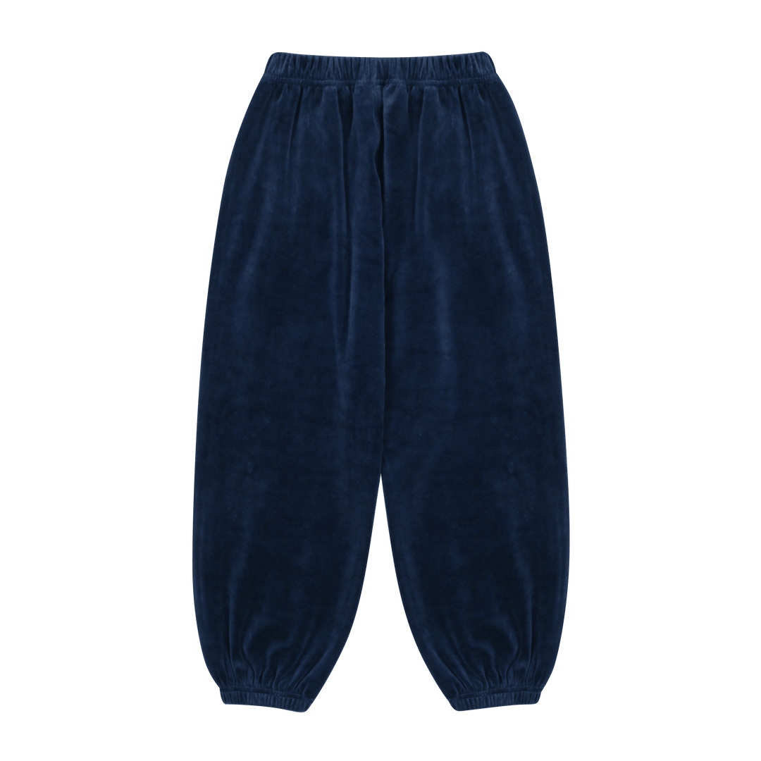Piping Velour Aladdin Pants by Jelly Mallow - Petite Belle