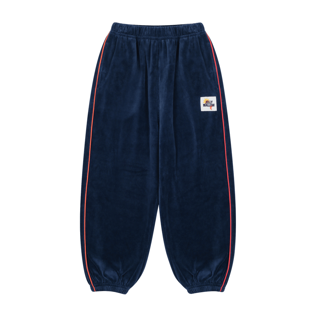 Piping Velour Aladdin Pants by Jelly Mallow - Petite Belle