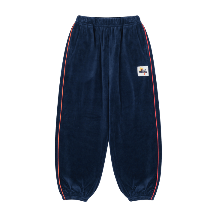 Piping Velour Aladdin Pants by Jelly Mallow - Petite Belle
