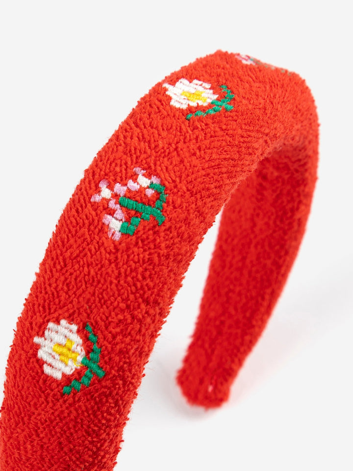 Pixel Daisies Terry Cloth Headband by Bobo Choses - Petite Belle
