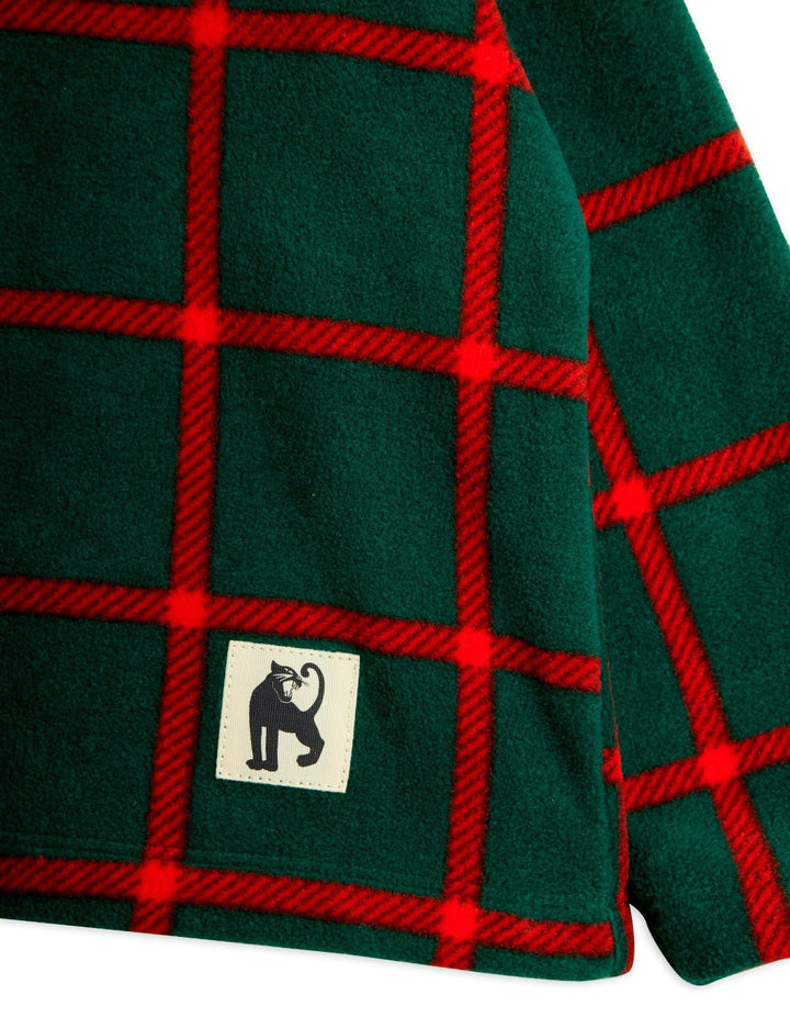 Plaid Fleece Long Sleeve Top by Mini Rodini - Petite Belle