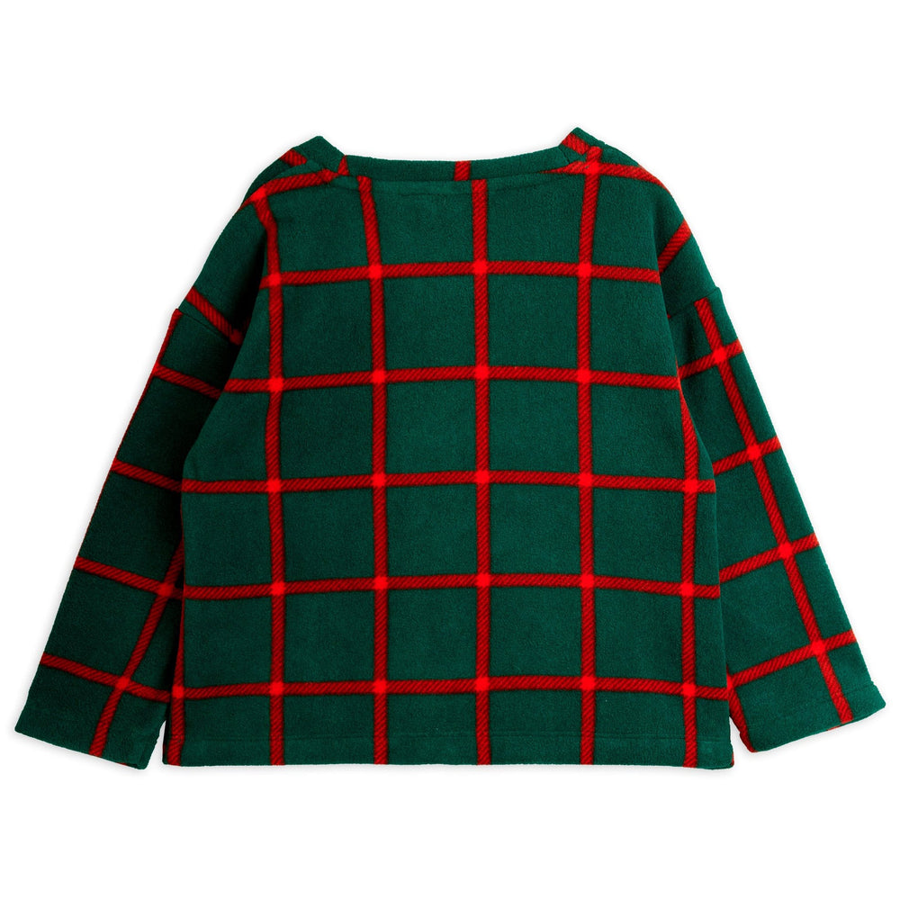 Plaid Fleece Long Sleeve Top by Mini Rodini - Petite Belle