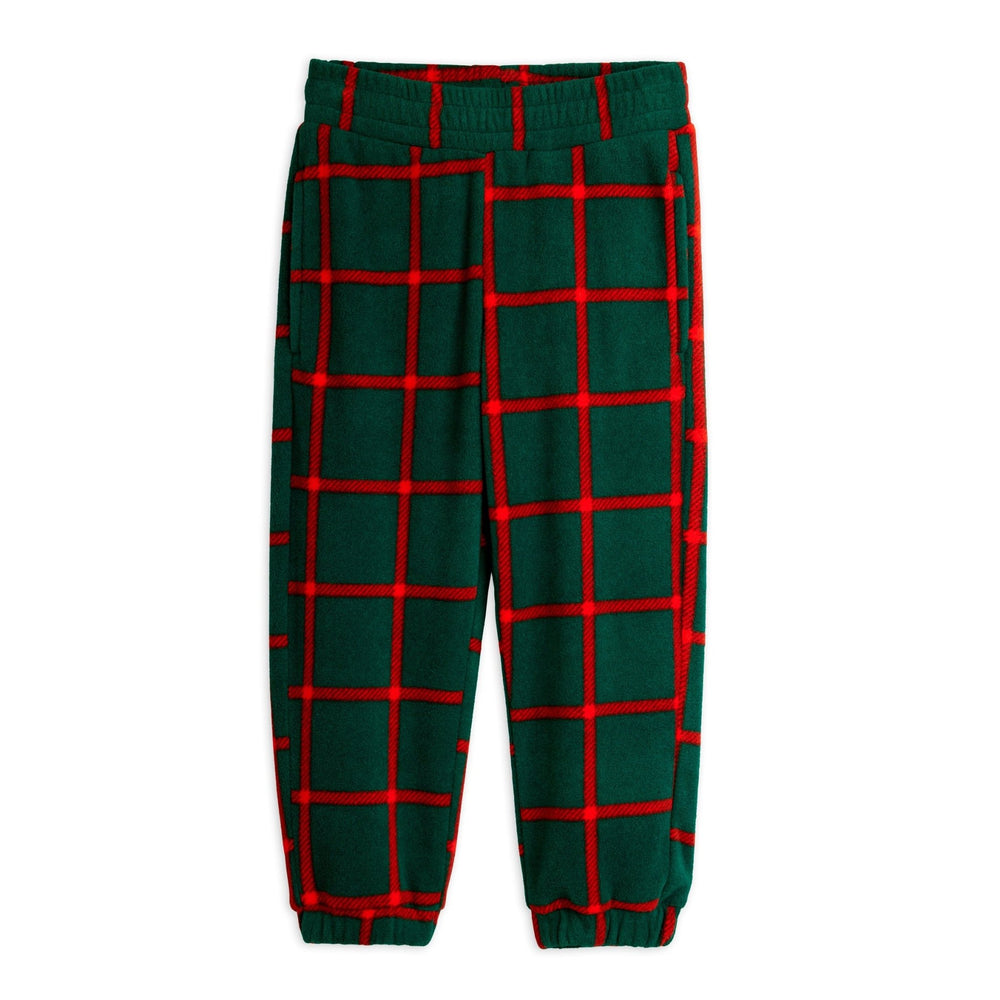 Plaid Fleece Trousers by Mini Rodini - Petite Belle