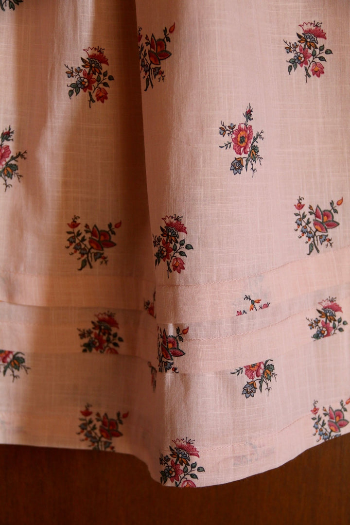 Princess Dress in Pink Garden Flowers Print by Bonjour - Petite Belle