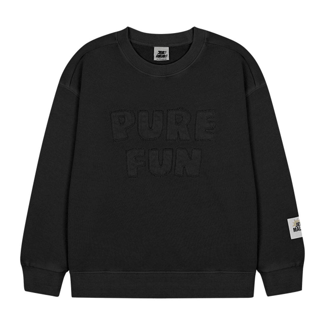 Pure Sweatshirt in Black by Jelly Mallow - Petite Belle