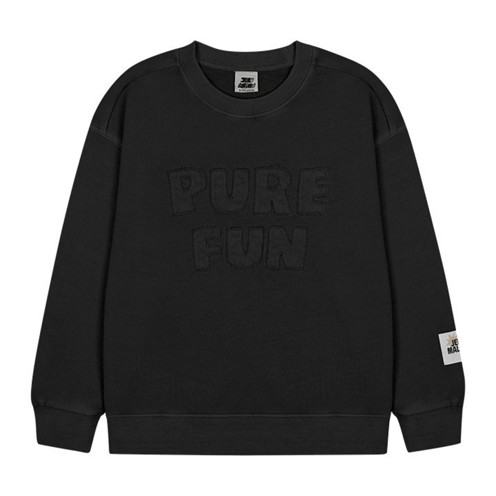 Pure Sweatshirt in Black by Jelly Mallow - Petite Belle