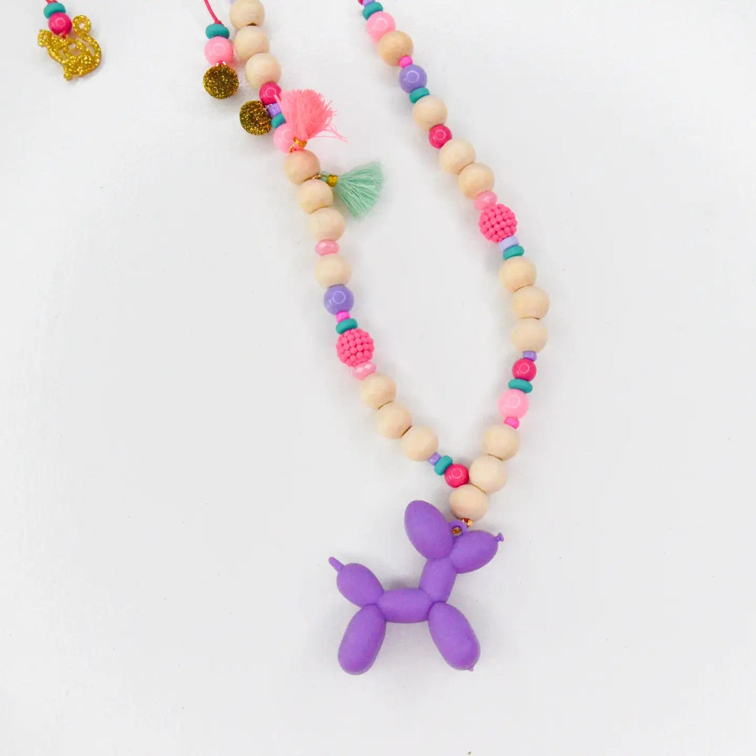 Purple Sweets Party Necklace by Feestbeest Kids - Petite Belle