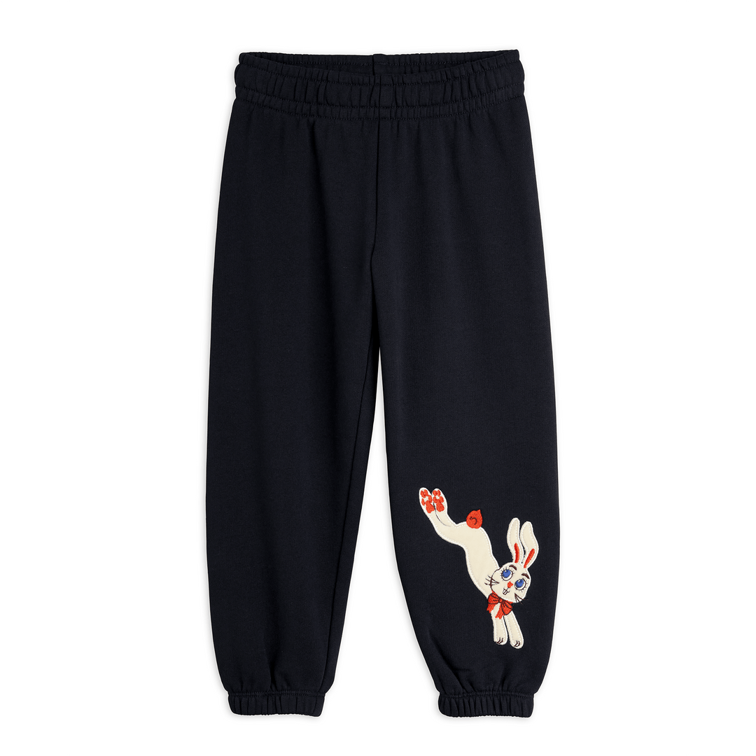 Rabbit Applique Sweatpants by Mini Rodini - Petite Belle