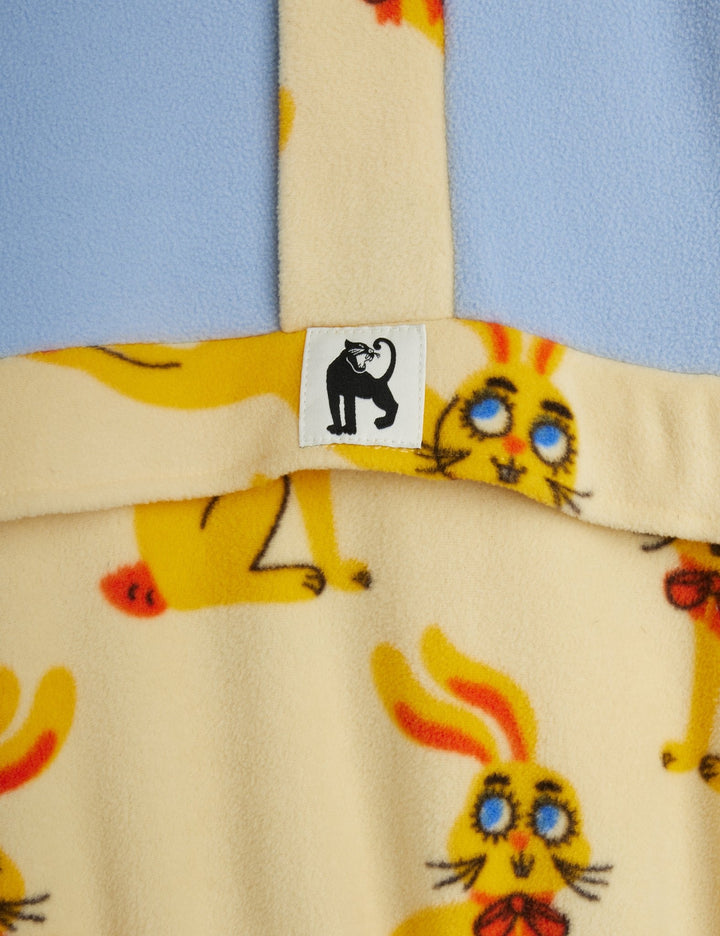 Rabbit Fleece Half-Zip Sweater by Mini Rodini - Petite Belle