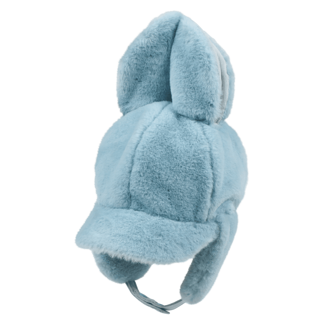 Rabbit Fur Earflap Hat by Jelly Mallow - Petite Belle
