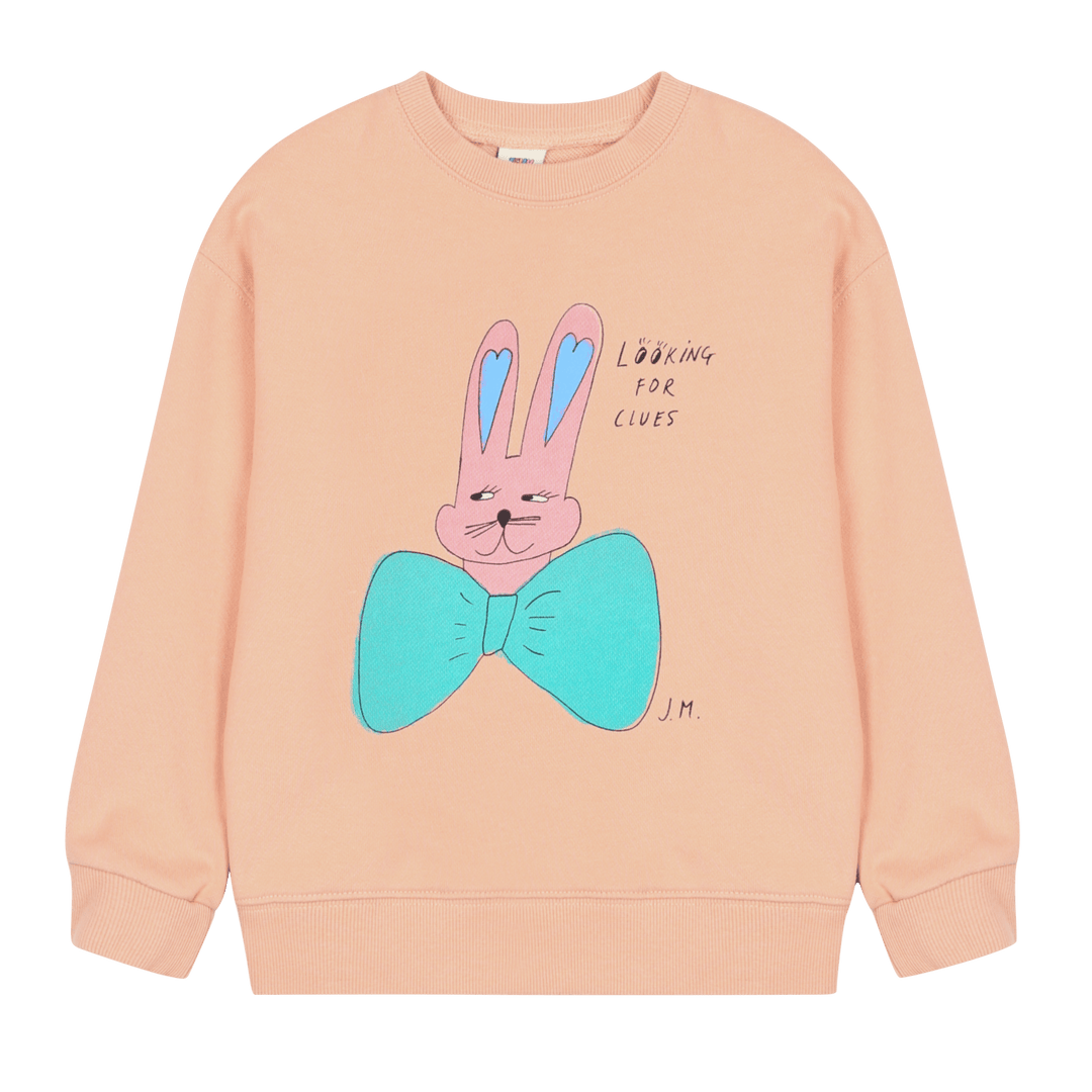 Rabbit Sweatshirt in Coral Sand by Jelly Mallow - Petite Belle