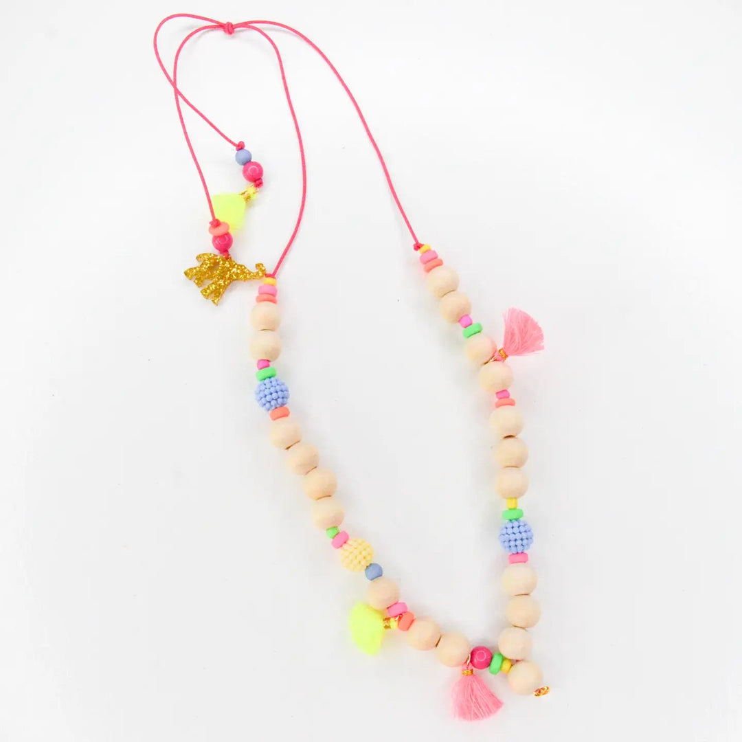 Rainbow Party Necklace by Feestbeest Kids - Petite Belle